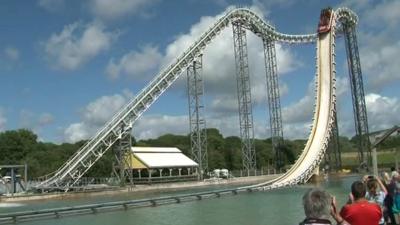 Oakwood log flume