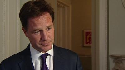 Deputy Prime Minister Nick Clegg