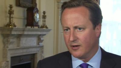 UK Prime Minister David Cameron