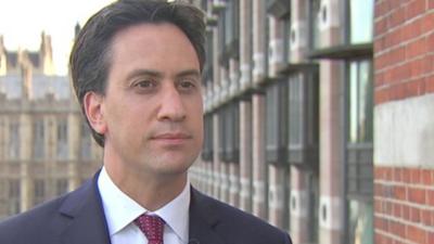 Labour leader Ed Miliband