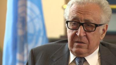 UN-Arab League Envoy to Syria Lakhdar Brahimi