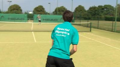 Tennis player Tom Mellor