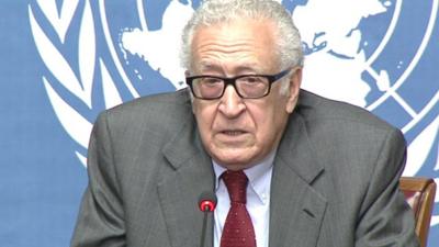 UN Syria envoy Lakhdar Brahimi