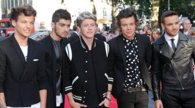 One Direction at their UK movie premiere