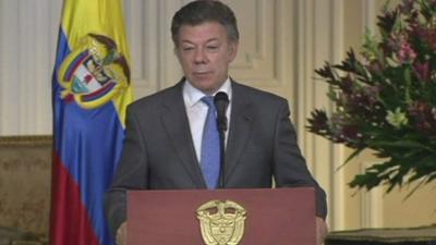 Colombian President Juan Manuel Santos