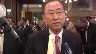 UN Secretary-General Ban Ki-moon.