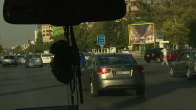 BBC travelling into Syria by car