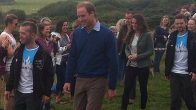 William & Kate in Anglesey