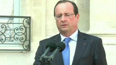 French President Francois Hollande