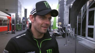 British MotoGP rider Cal Crutchlow