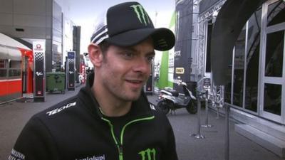 British MotoGP rider Cal Crutchlow