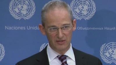 UN spokesman Martin Nesirky