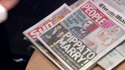 Sunday papers