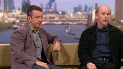 Peter Morgan and Ron Howard