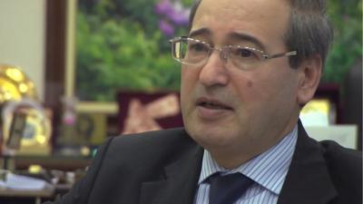 Syria's deputy foreign minister, Faisal Mekdad