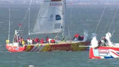 Clippers setting off from Southend