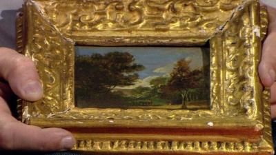 Small painting by John Constable