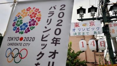 Poster for Tokyo's Olympic bid