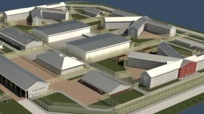 An artist impression of what the prison could look like