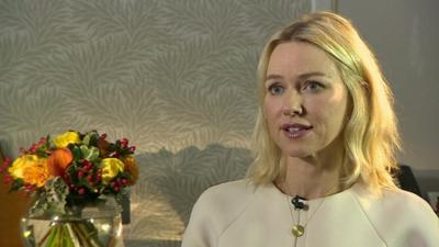 Naomi Watts who stars as Diana, Princess of Wales