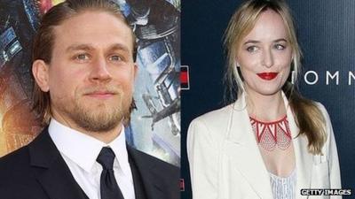 Charlie Hunnam and Dakota Johnson