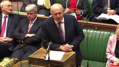 Work and Pensions Secretary Iain Duncan Smith