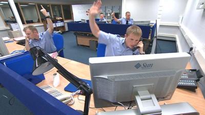 RAF Fylingdales control room