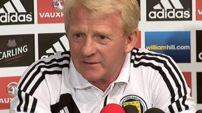 Scotland manager Gordon Strachan