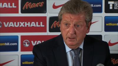 England manager Roy Hodgson