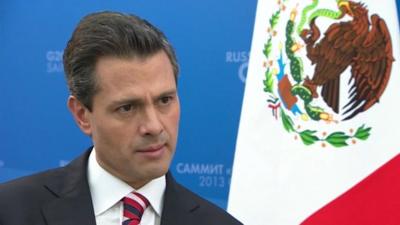 Mexican President Enrique Pena Nieto