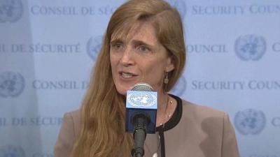 The US envoy to the UN Samantha Power