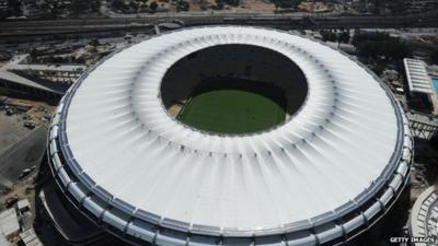 Mario Filho (Maracana) stadium in Rio de Janeiro. One of the venues for the Rio 2016 summer games.