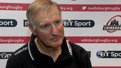 Edinburgh Rugby head coach Alan Solomons