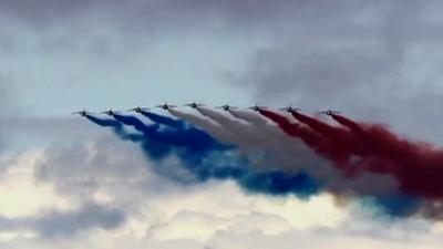 The Patrouille de France aerial display team