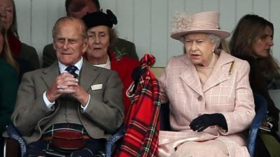 The Duke of Edinburgh and the Queen