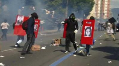 Independence Day protesters in Brazil