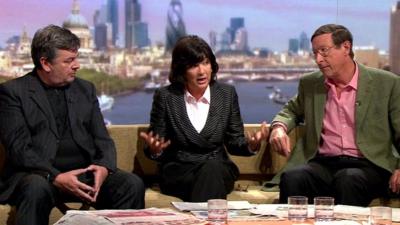 David Aaronovitch, Christiane Amanpour, Sir Max Hastings