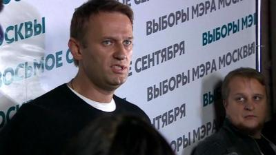 Russian opposition leader Alexei Navalny