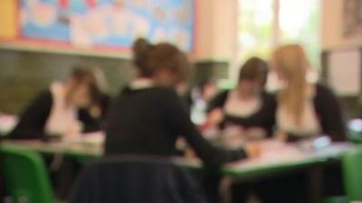 Pupils in a classroom