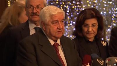 Walid Muallem, Syrian Foreign Minister