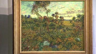 Vincent Van Gogh's Sunset at Montmajour.