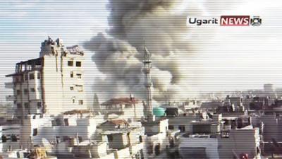 User generated footage from Syria