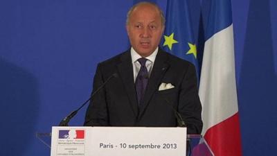 French Foreign Minister Laurent Fabius