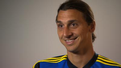 Swedish striker Zlatan Ibrahimovic