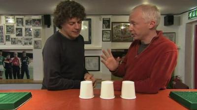 Marcus du Sautoy and Alan Davies