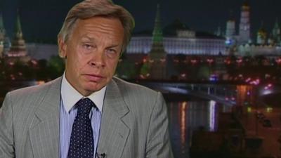 Chairman of the Duma Foreign Affairs Committee Alexei Pushkov