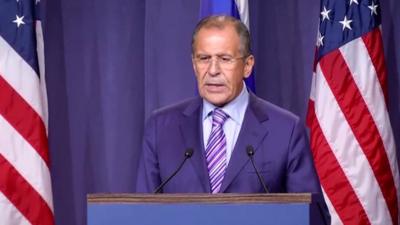 Russian Foreign Minister Sergei Lavrov