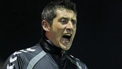 Derry City manager Declan Devine