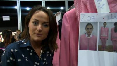 BBC reporter Victoria Fritz gets a sneak preview of 2014 Spring/Summer collections