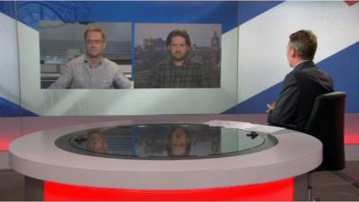 Willie Sullivan, Alex Massie and BBC Scotland's Bill Whiteford